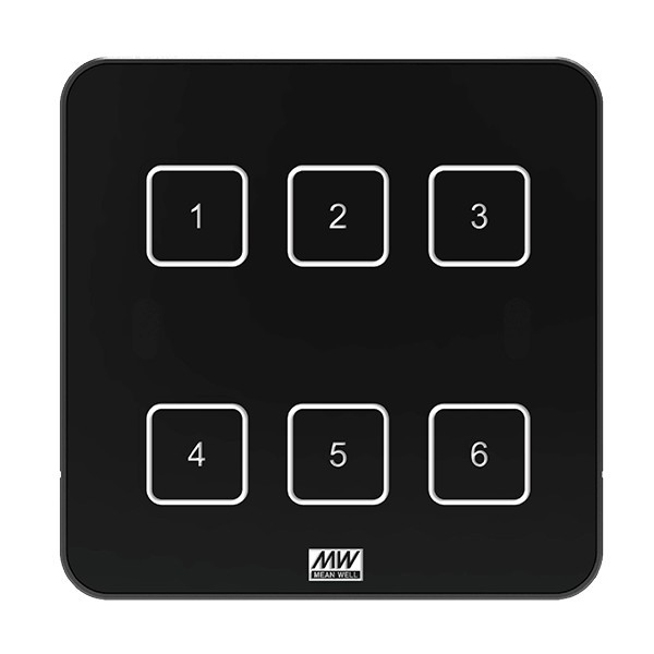 DTP-206-E panel dotykowy DALI-2 6 przycisków typ E