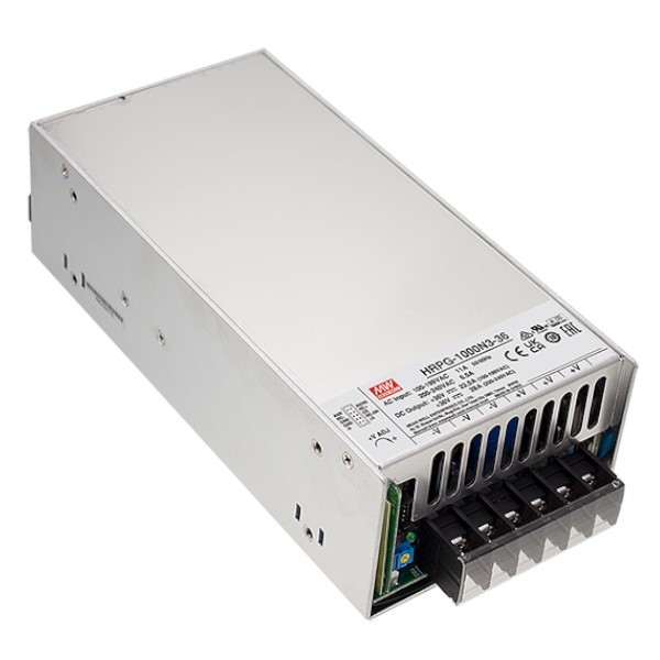 HRPG-1000N3-48 Zasilacz do zabudowy z możliwością chwilowego przeciążania 1008W 48V 21A