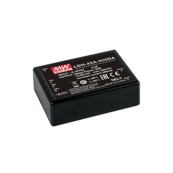 LDH-45A-350 Driver LED DC/DC 9~18V/ 12~86V 0.35A
