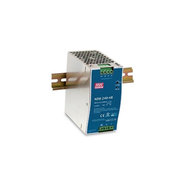 NDR-240-48 Zasilacz na szynę DIN 240W 48V 5A