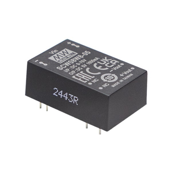 SCW08W8-15 Moduł DC/DC 8W 9~75V/ 15V 0.533A