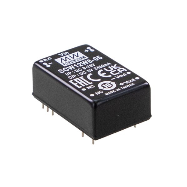 SCW12W8-12 Moduł DC/DC 12W 9~75V/ 12V 1A