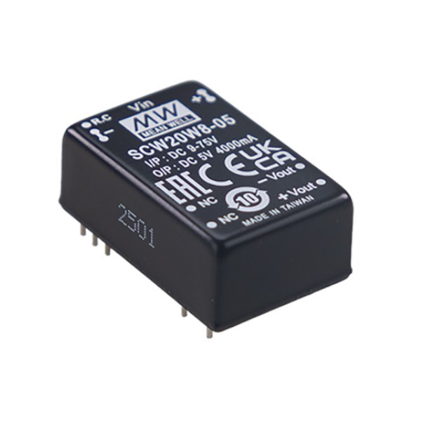 SCW20W8-15 moduł DC/DC 20W 9~75V/ 15V 1.333A
