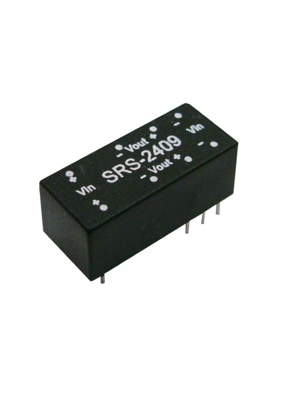 SRS-2409 Moduł DC/DC 0.5W 24V±10%/ 9V 0.056A