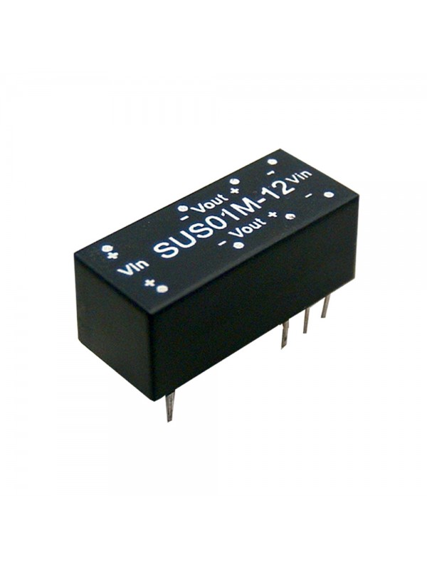 SUS01O-15 Moduł DC/DC 1W 48V±10%/ 15V 0.067A