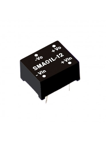 SMA01N-12 Moduł DC/DC 1W 24V±10%/ 12V 0.084A