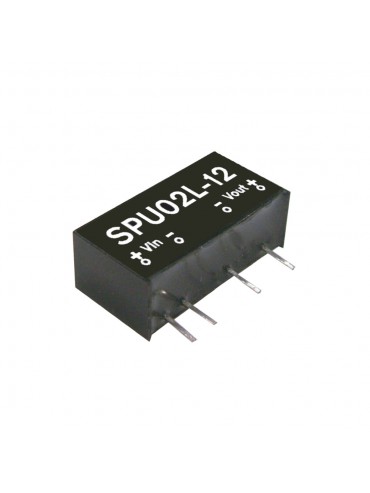 SPU02N-15 Moduł DC/DC 2W 24V±10%/ 15V 0.133A