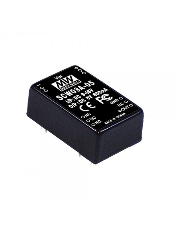 SCW03C-15 Moduł DC/DC 3W 36~72V/ 15V 0.2A