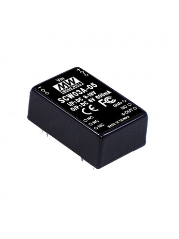 SCW03C-15 Moduł DC/DC 3W 36~72V/ 15V 0.2A