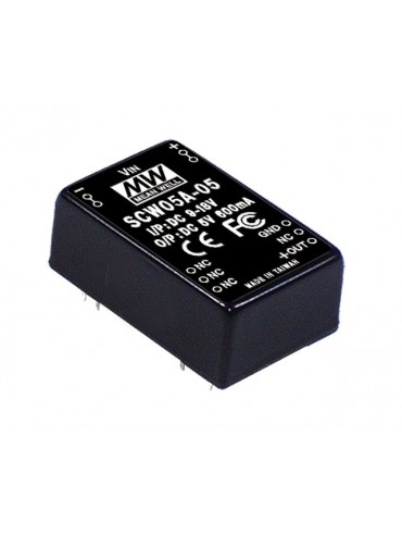 SCW05A-05 Moduł DC/DC 5W 9~18V/ 5V 1A