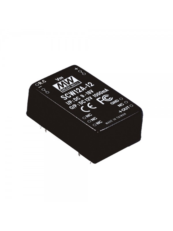 SCW12B-15 Moduł DC/DC 12W 18~36V/ 15V 0.8A