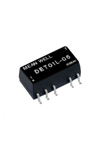 DET01M-05 Moduł DC/DC 1W 12V±10%/ ±5V ±0.1A