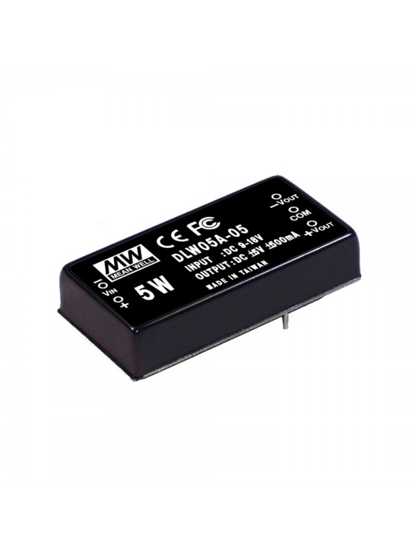 DLW05C-05 Moduł DC/DC 5W 36~72V/ ±5V ±0.5A