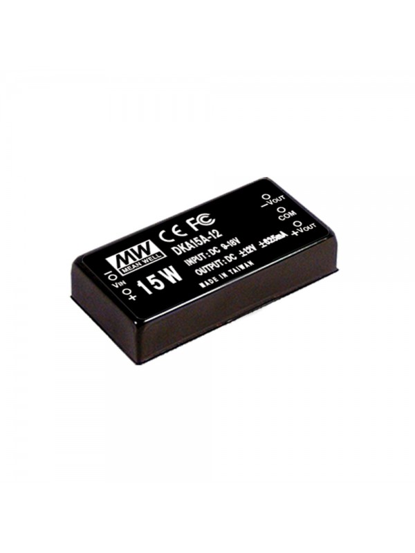 DKA15B-12 Moduł DC/DC 15W 18~36V/ ±12V ±0.625A