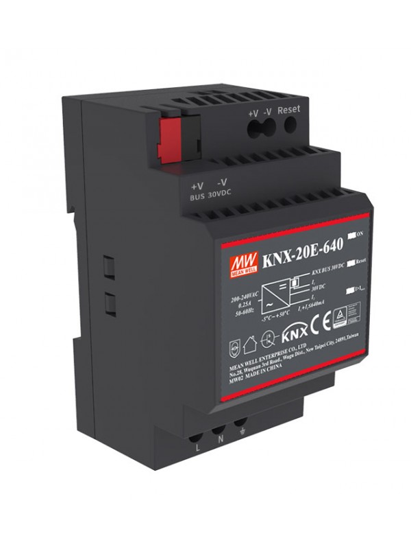 KNX-20E-640 Zasilacz KNX 20W 30V 0.64A