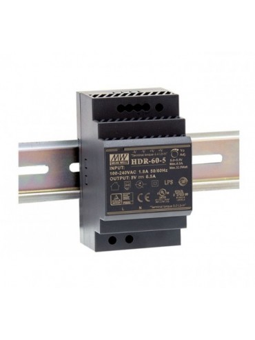 HDR-60-12 Zasilacz na szynę DIN 60W 12V 4.5A