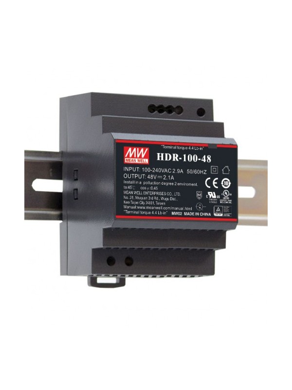 HDR-100-24N Zasilacz na szynę DIN 100W 24V 3.83A
