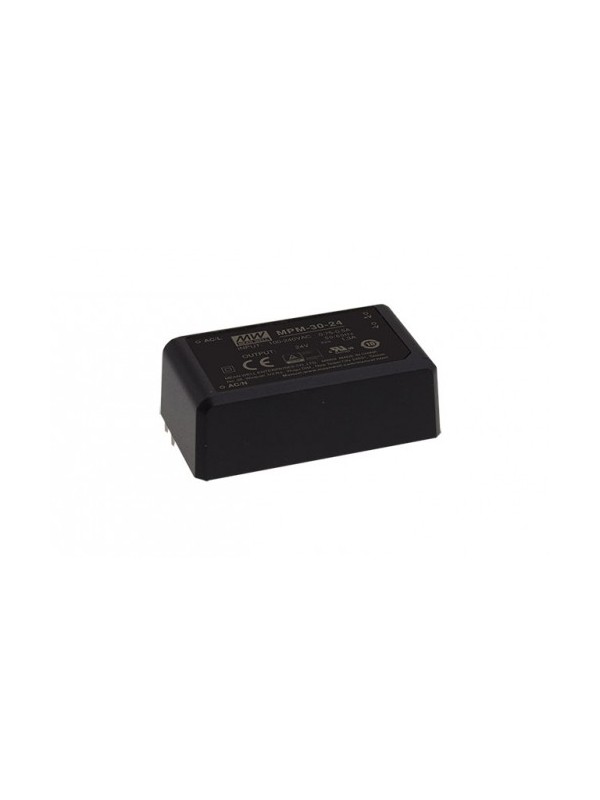 MPM-30-24 zasilacz medyczny 30W 24V 1.3A MPM-30-24 zasilacz medyczny 30W 24V 1.3A
