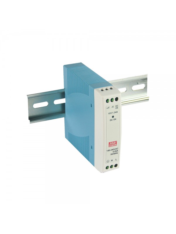 MDR-10-12 Zasilacz na szynę DIN 10W 12V 0.84A