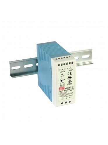 MDR-60-12 Zasilacz na szynę DIN 60W 12V 5A