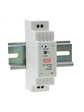 DR-15-24 Zasilacz na szynę DIN 15W 24V 0.63A