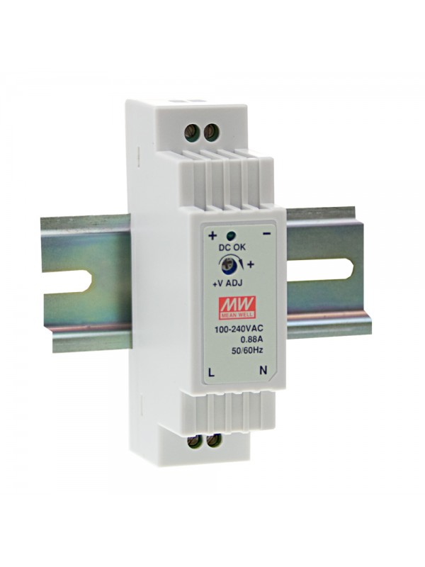 DR-15-24 Zasilacz na szynę DIN 15W 24V 0.63A DR-15-24 Zasilacz na szynę DIN 15W 24V 0.63A