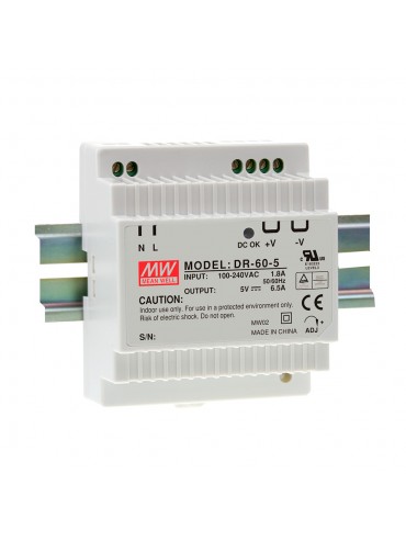 DR-60-15 Zasilacz na szynę DIN 60W 15V 4A