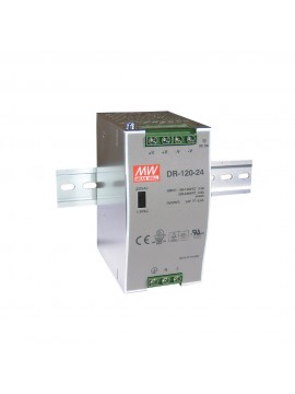DR-120-24 Zasilacz na szynę DIN 120W 24V 5A