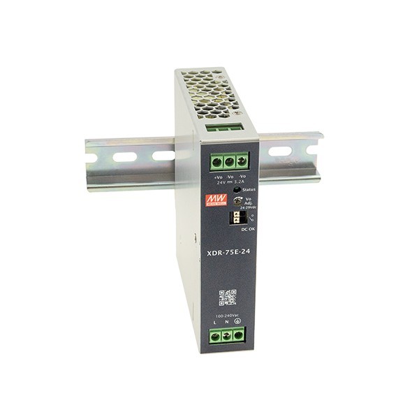 XDR-75E-36  zasilacz na szynę DIN 75.6W 36V 2.1A