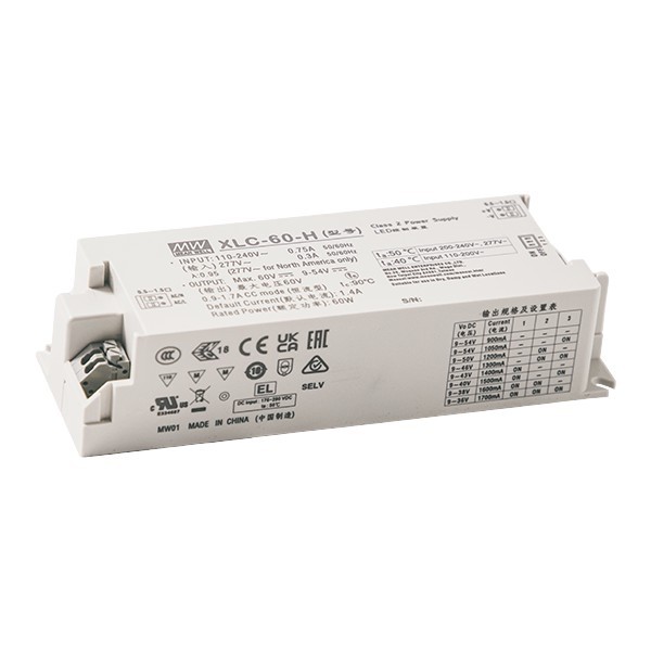 XLC-60-H-DA2 zasilacz LED 60W 9~54V 0.9~1.7A DALI2