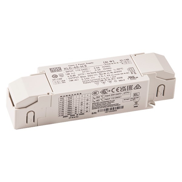 XLC-40-H-SN zasilacz LED 40W 9~54V 0.6~1.4A NFC