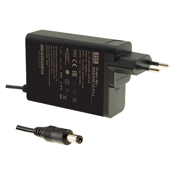 NGE90E18-P1J Zasilacz wtyczkowy 90W 18V 5A